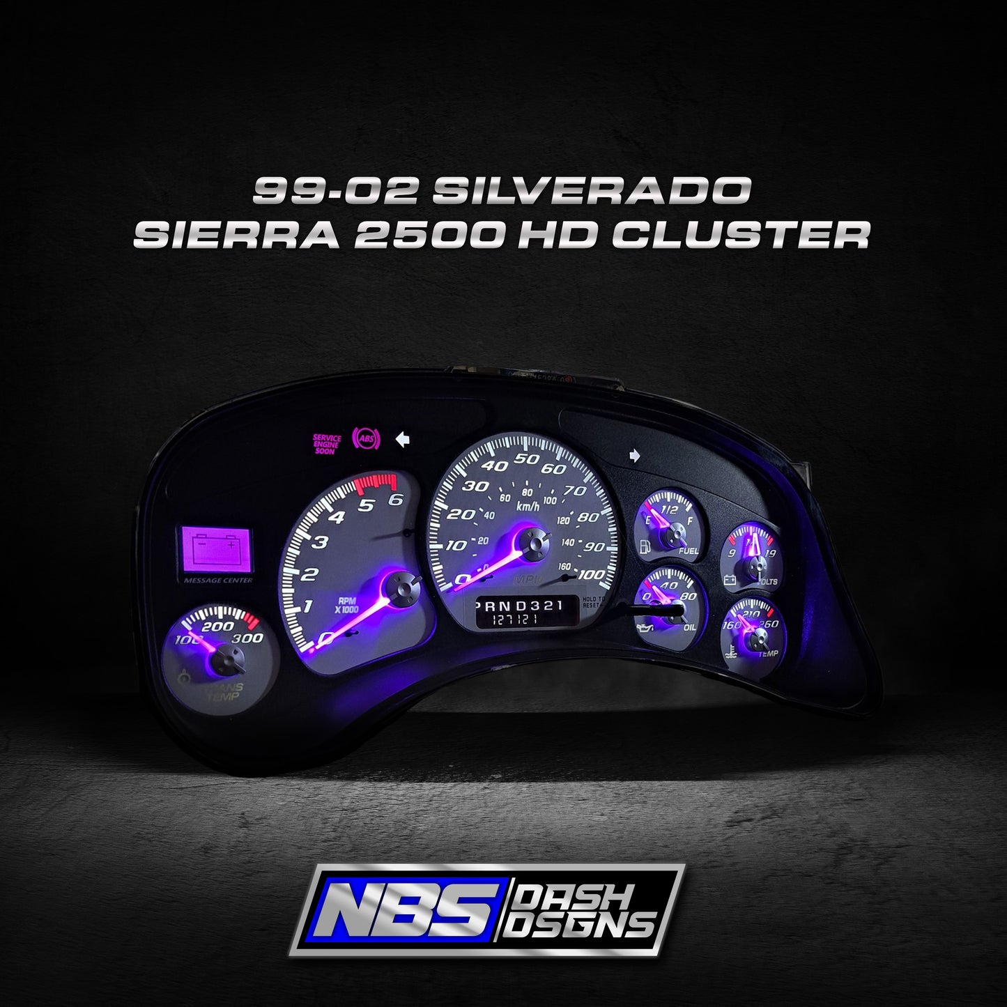 1999-2002 Silverado Sierra 2500HD OEM Cluster