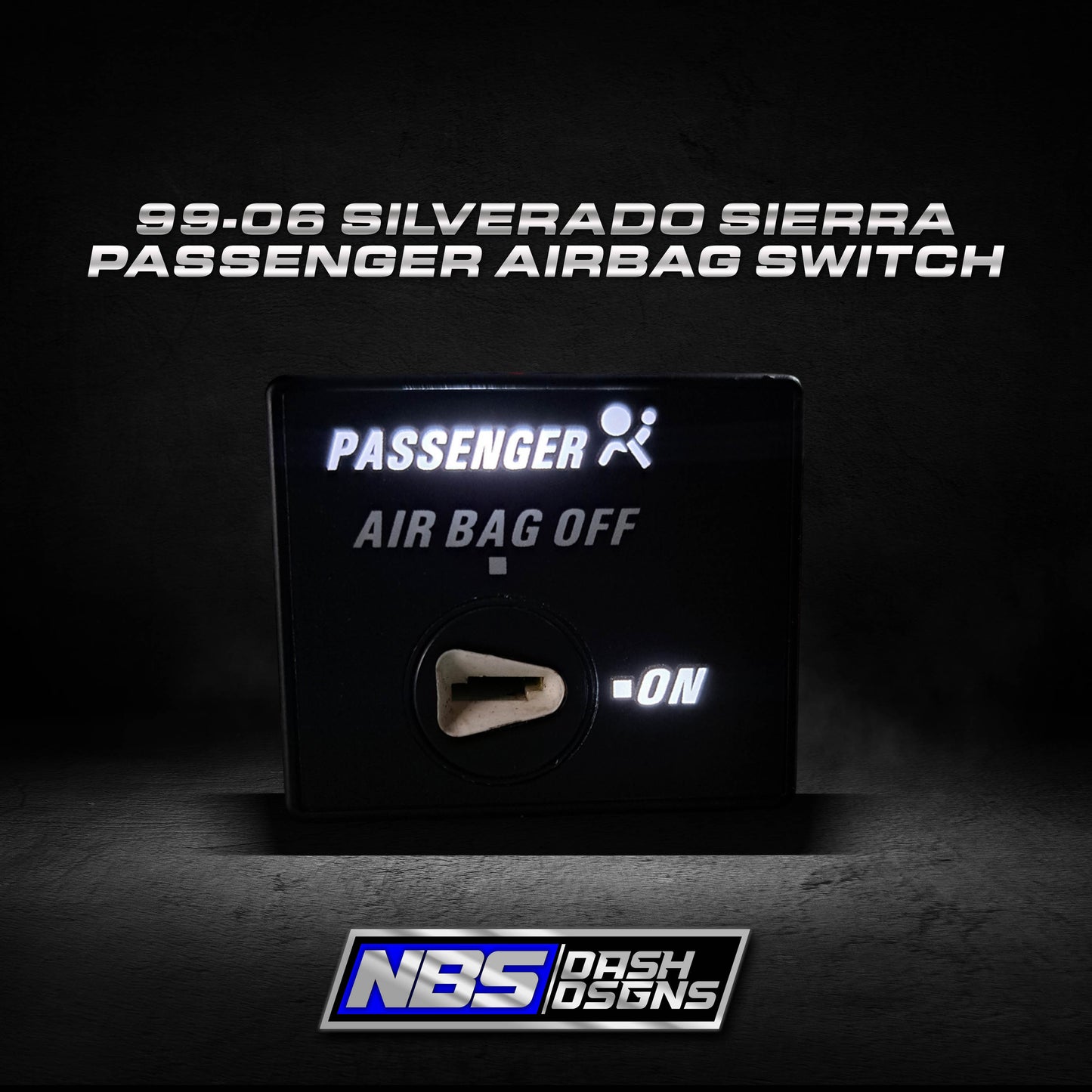 99-06 Silverado Sierra Passenger Air Bag Switch (White Led)