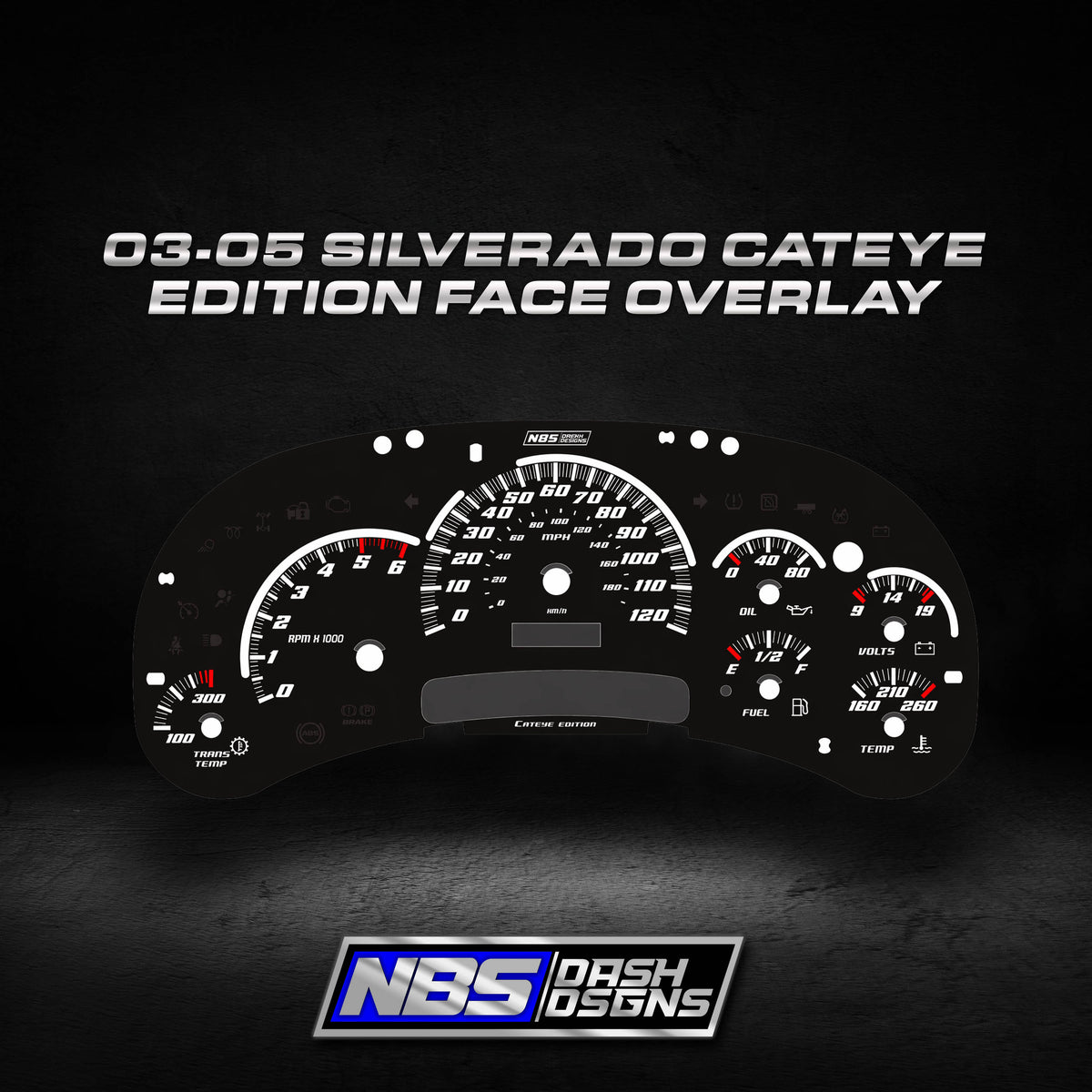 2003-2005 Silverado Cateye Edition Face Overlay