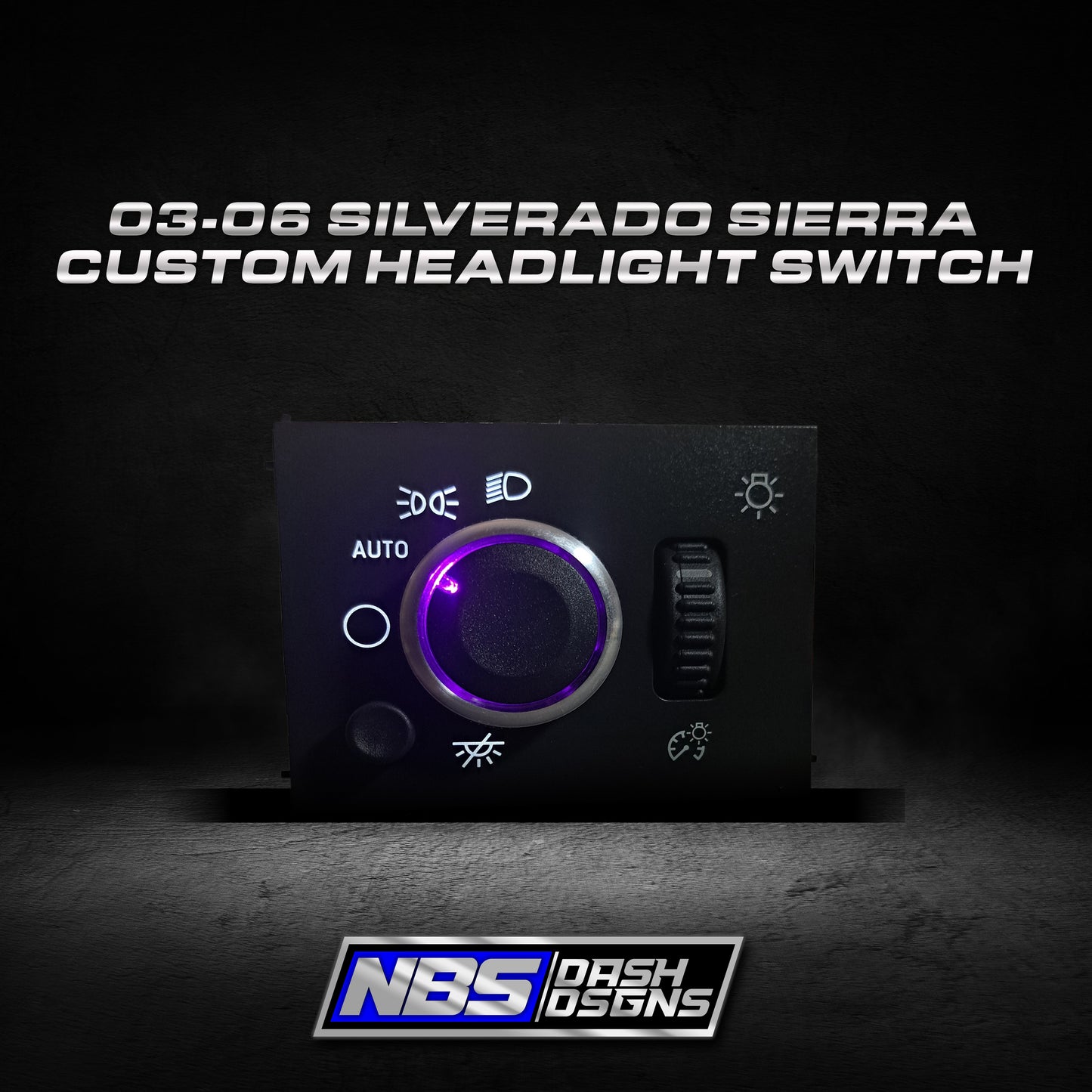 2003-2006 Silverado Sierra Custom Headlight Switch