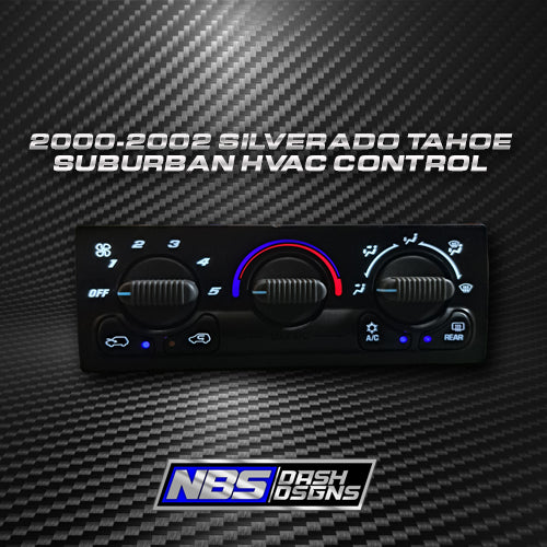 1999-2002 Silverado Sierra Climate Control (White Led)