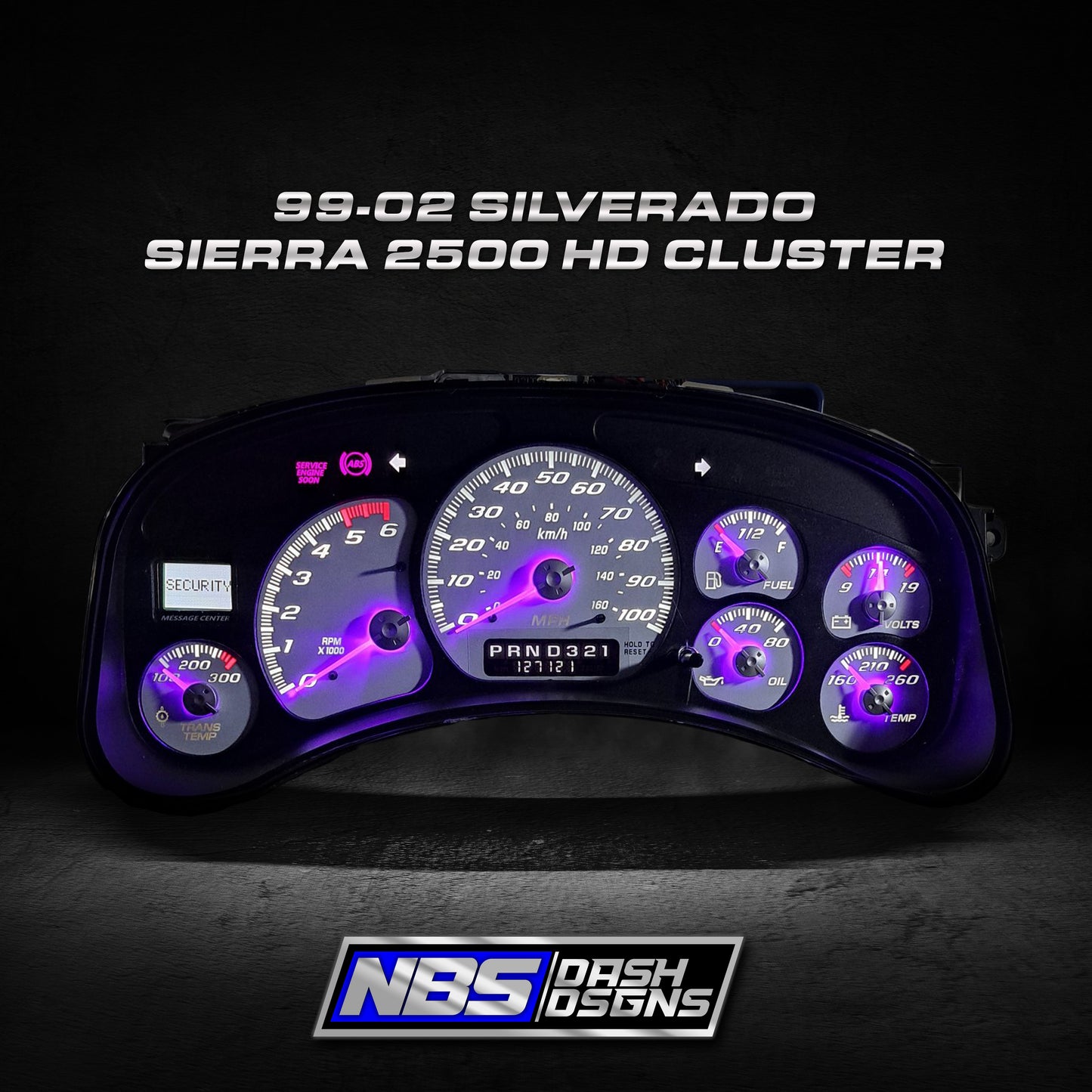 1999-2002 Silverado Sierra 2500HD OEM Cluster