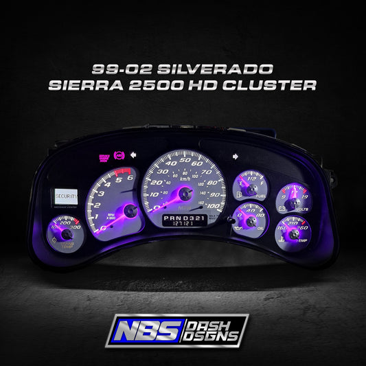 1999-2002 Silverado Sierra 2500HD OEM Cluster