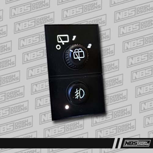 99-06 Gm Rear Wiper Switch Overlay (LED EDITION)