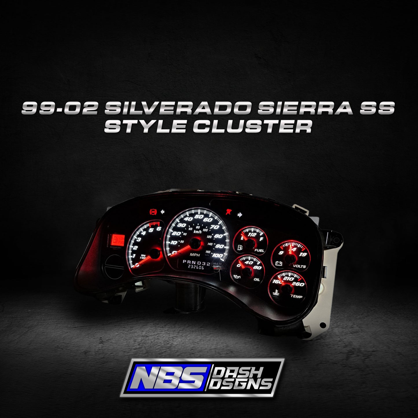 1999-2002 Silverado Sierra SS Cluster