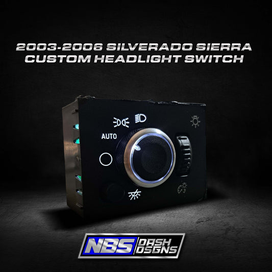 2003-2006 Silverado Sierra Custom Headlight Switch