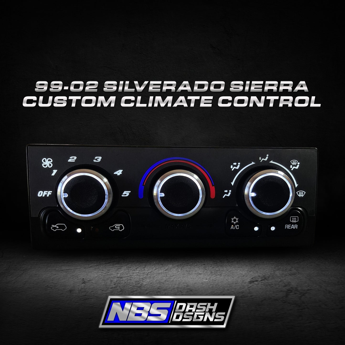 1999-2002 Silverado Sierra Custom Climate Control
