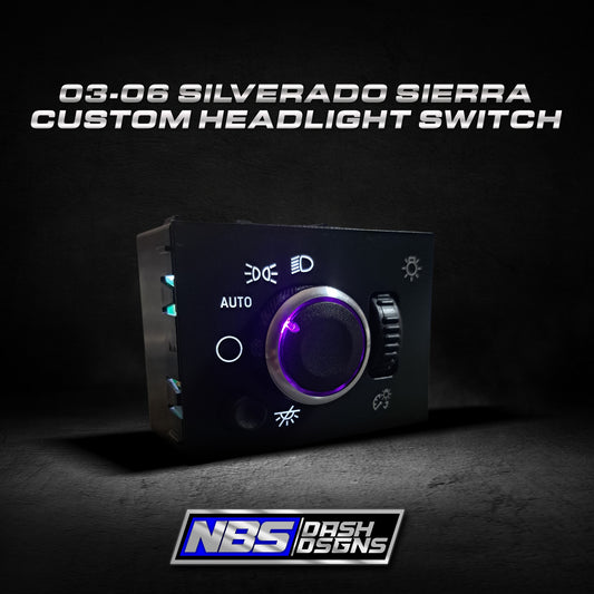 2003-2006 Silverado Sierra Custom Headlight Switch
