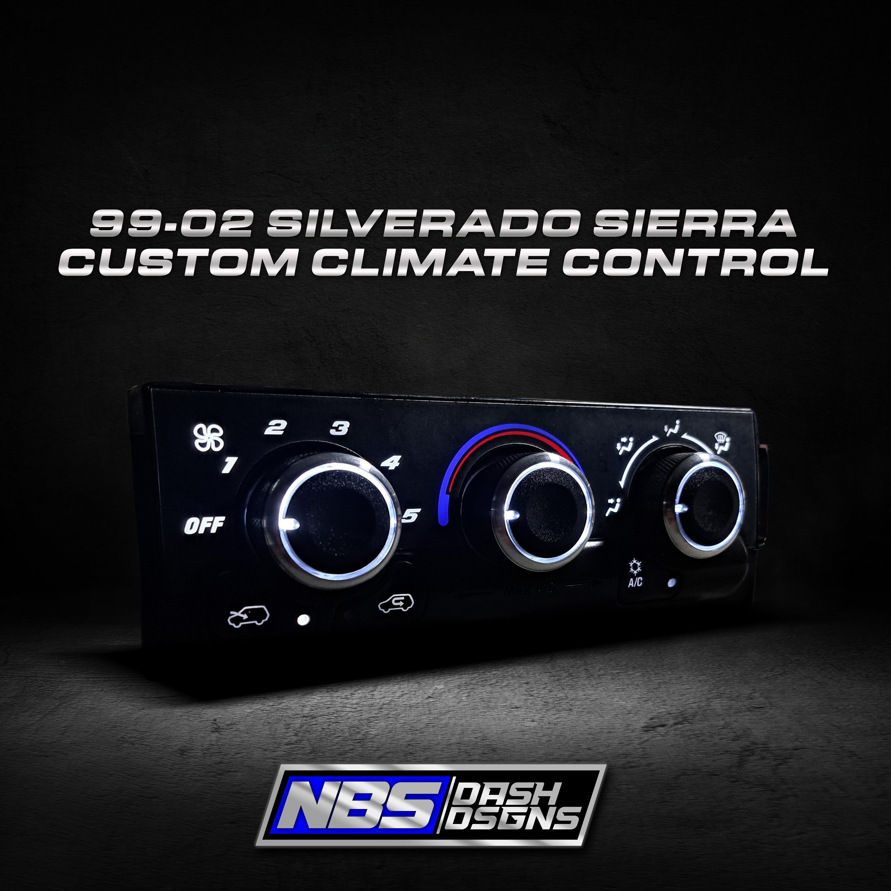 1999-2002 Silverado Sierra Custom Climate Control – Nbsdashdsgns