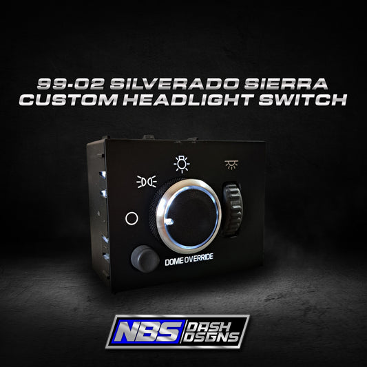 1999-2002 Silverado Sierra Custom Headlight Switch